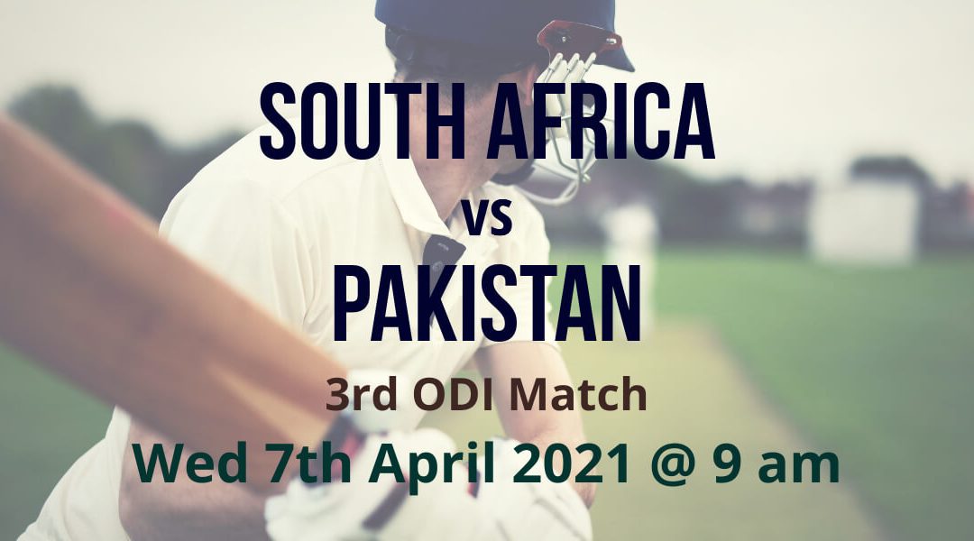 South Africa vs Pakistan – 3rd ODI Preview